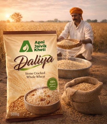 Organic Wheat Daliya